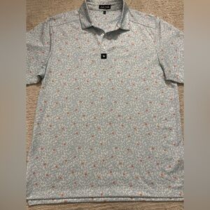 Bad Birdie Floral Print Polo